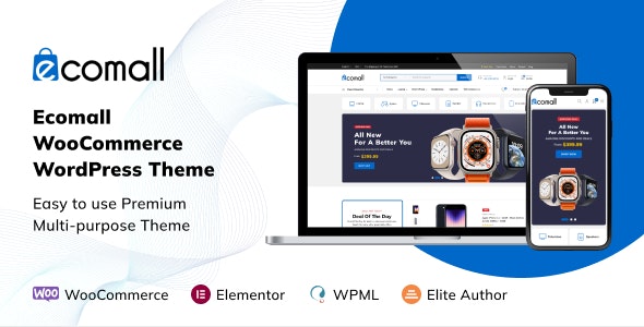 Ecomall – Elementor Electronics WooCommerce Theme 1.3.8