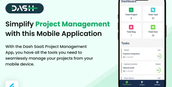 Project Management – Dash Mobile App