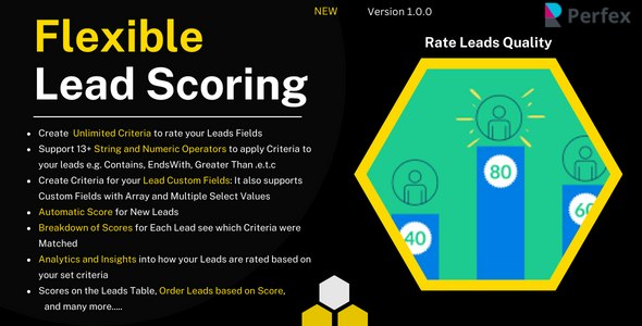 Flexible Lead Scoring and Lead Rating Module for Perfex 1.0.1