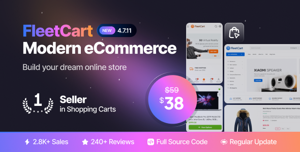 FleetCart – Modern eCommerce CMS 4.7.11