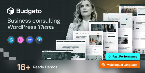 Budgeto – Business Consulting WordPress Theme 1.0.2