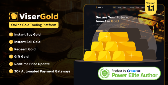 ViserGold – Online Gold Trading Platform 1.1