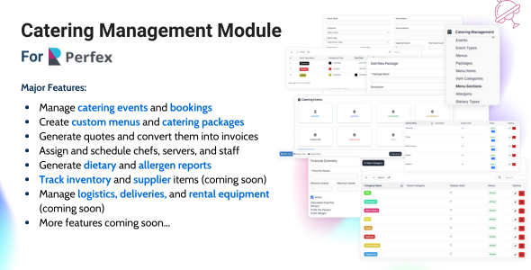 Catering Management Module for Perfex CRM 1.0.3