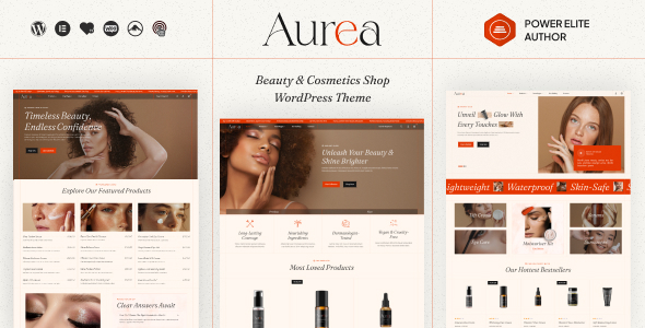 Aurea – Beauty Cosmetic WordPress Theme 1.0.2