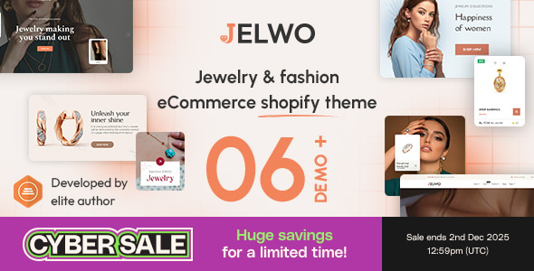 Jelwo – The Jewelry & Fashion eCommerce Shopify Theme 1.1