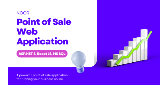 Noor – Point of Sale: Advanced POS with Inventory & Order Tracking – ASP.NET Core 8 & React JS