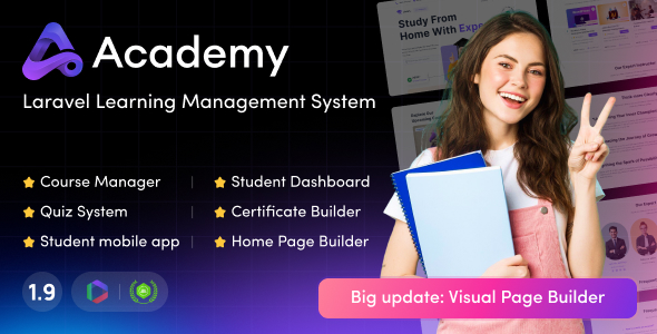 Academy LMS Laravel Learning Management System 1.9