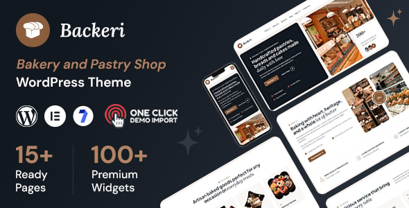 Backeri – Bakery WordPress Theme 1.0.1