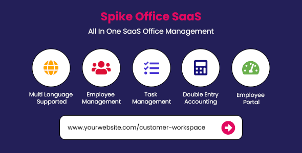 Spike Office SaaS – Multi Tenant Complete Payroll & Office Management System 1.2