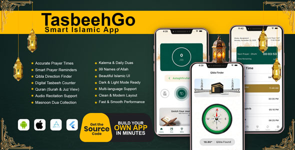 Tasbeeh Go Flutter App