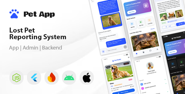 PetApp – Pet Lost & Found | Missing Pet Management System
