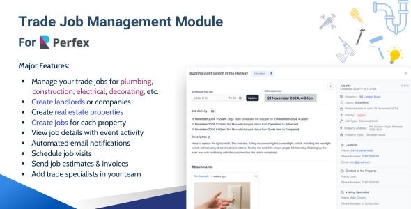 Trade Job Management Module for Perfex CRM 1.5.0