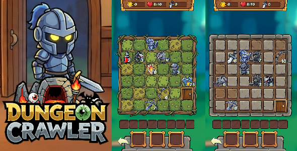 Dungeon Crawler – HTML5 Game – Construct 3 – C3P