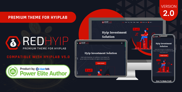 RedHyip – Premium Theme For HYIPLAB 2.0
