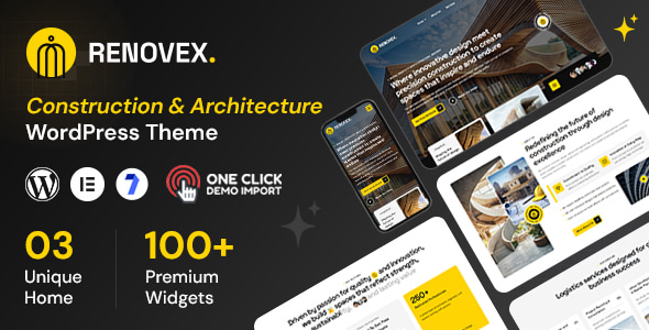 Renovex – Construction WordPress Theme
