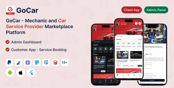 GoCar – Mechanic and Car Service Provider Marketplace Platform 1.1