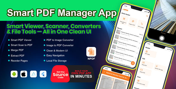 NPDF PDF Editor Flutter App with Google Ads