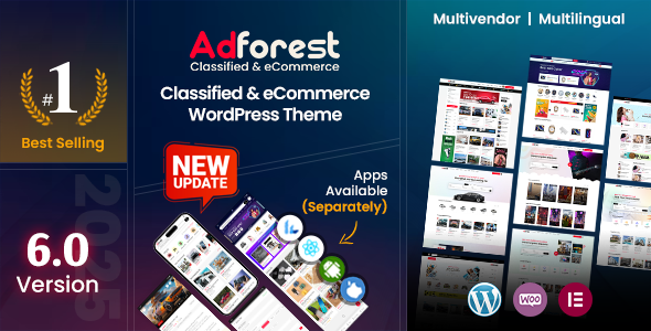 AdForest – Classified Ads WordPress Theme 6.0.11