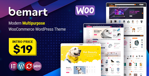 Bemart – Modern Multipurpose WooCommerce WordPress Theme 1.0.1