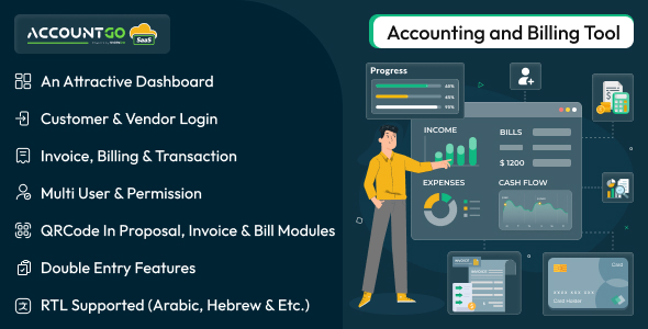 AccountGo SaaS – Accounting and Billing Tool 7.9