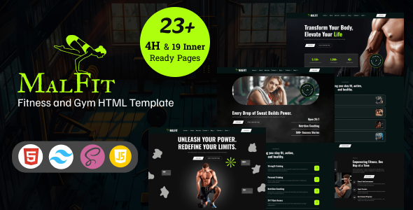Malfit – Fitness and Gym HTML Template