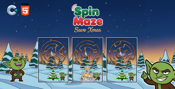 Spin Maze – Save Xmas