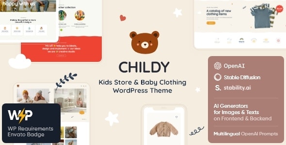 Childy — Kids Store & Baby Clothing WordPress Theme 1.11