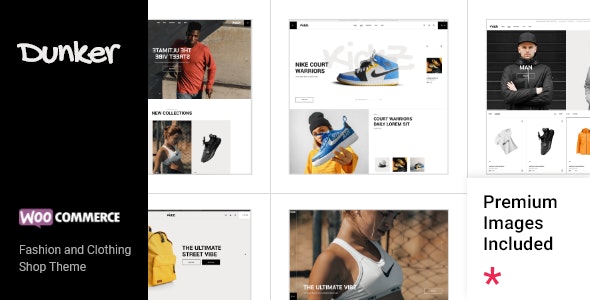 Dunker – Fashion and Clothing Shop WordPress Theme 1.6