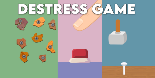 Destress Game – Html5 (Cosntruct3, C3p) 80+ mini games