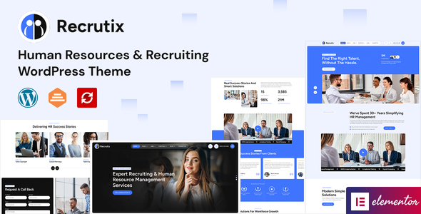 Recrutix – Human Resources & Recruiting WordPress Theme