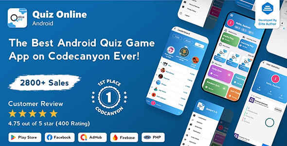 Quiz Online | Trivia Quiz | Android Quiz Game + Admin Panel 7.1.6
