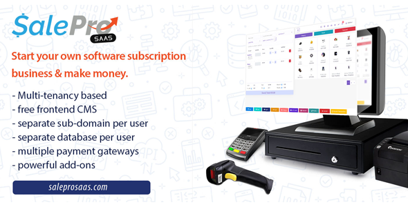 POS SaaS Add-on for SalePro – Multi-Tenant Inventory & Billing Module 2.3.1