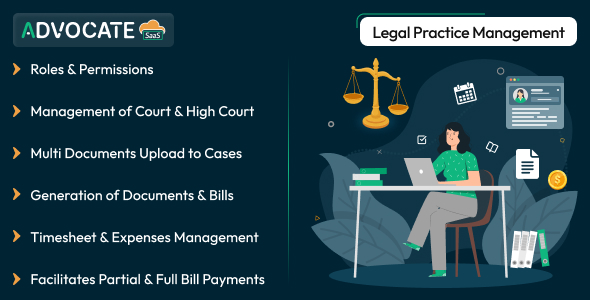 Advocate SaaS – Legal Practice Management 4.3