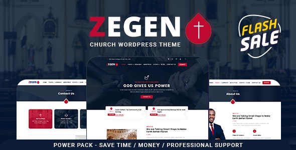 Zegen – Church WordPress Theme 2.0.2