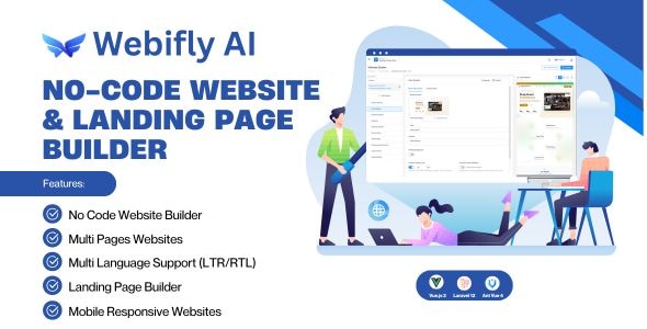 Webifly AI – No Code Website & Landing Page Builder