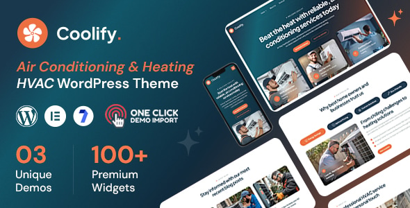 Coolify – Air Conditioning & Heating HVAC WordPress Theme