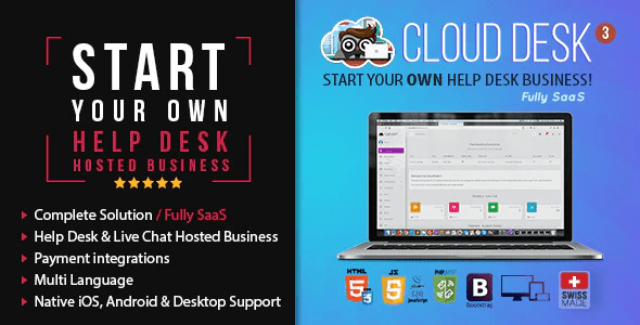 Cloud Desk 3 – The Fully Saas Support Solution 2.2