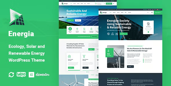 Energia – Renewable Energy WordPress Theme 1.1.5