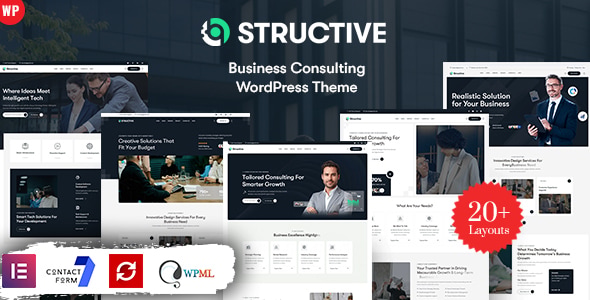 Structive – Business Consulting WordPress Theme
