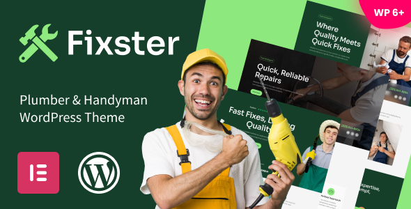 Fixster – Plumber & Handyman WordPress Theme 1.03