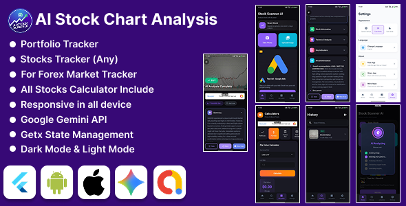 AI Stock Analysis & Scanner – Real-Time Market Intelligence Smart Trading |Admob|Gemini AI – Flutter