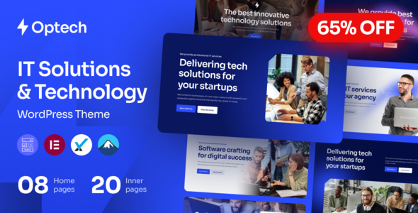Optech – IT Solutions and Services WordPress Theme 1.0.3