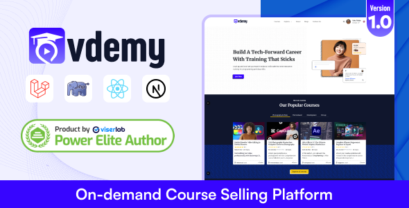 Vdemy – On demand Course Selling Platform | LMS