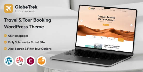 GlobeTrek – Travel & Tour Booking WordPress Theme 1.0.3