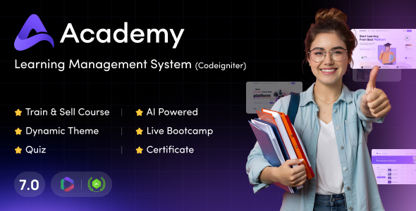 Academy LMS – Learning Management System 7.0