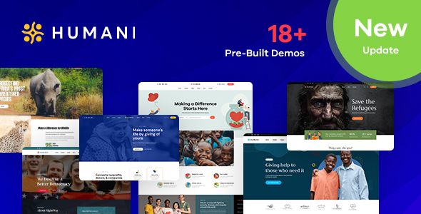 Humani – Nonprofit & Charity WordPress Theme 1.2.8