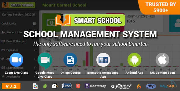 Smart School : School Management System 7.2