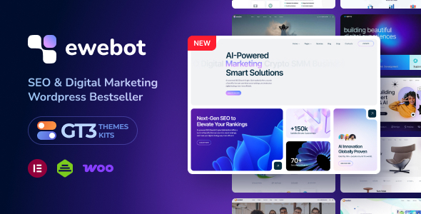 Ewebot – Digital Marketing Agency & SEO WordPress Theme 3.2.1