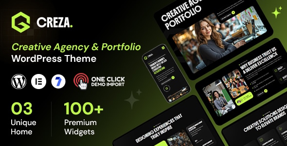 Creza – Digital Marketing Agency WordPress Theme