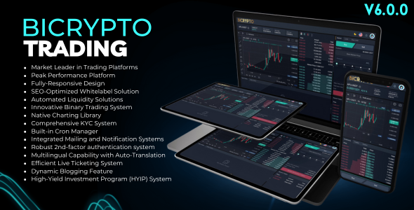 Bicrypto – Professional Crypto Exchange with Spot & Binary Trading, KYC Verification & Wallets 6.1.2